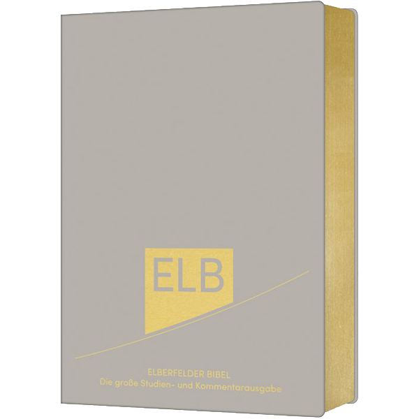 elberfelder bibel die große studien und kommentarausgabe, leder mit goldschnitt
